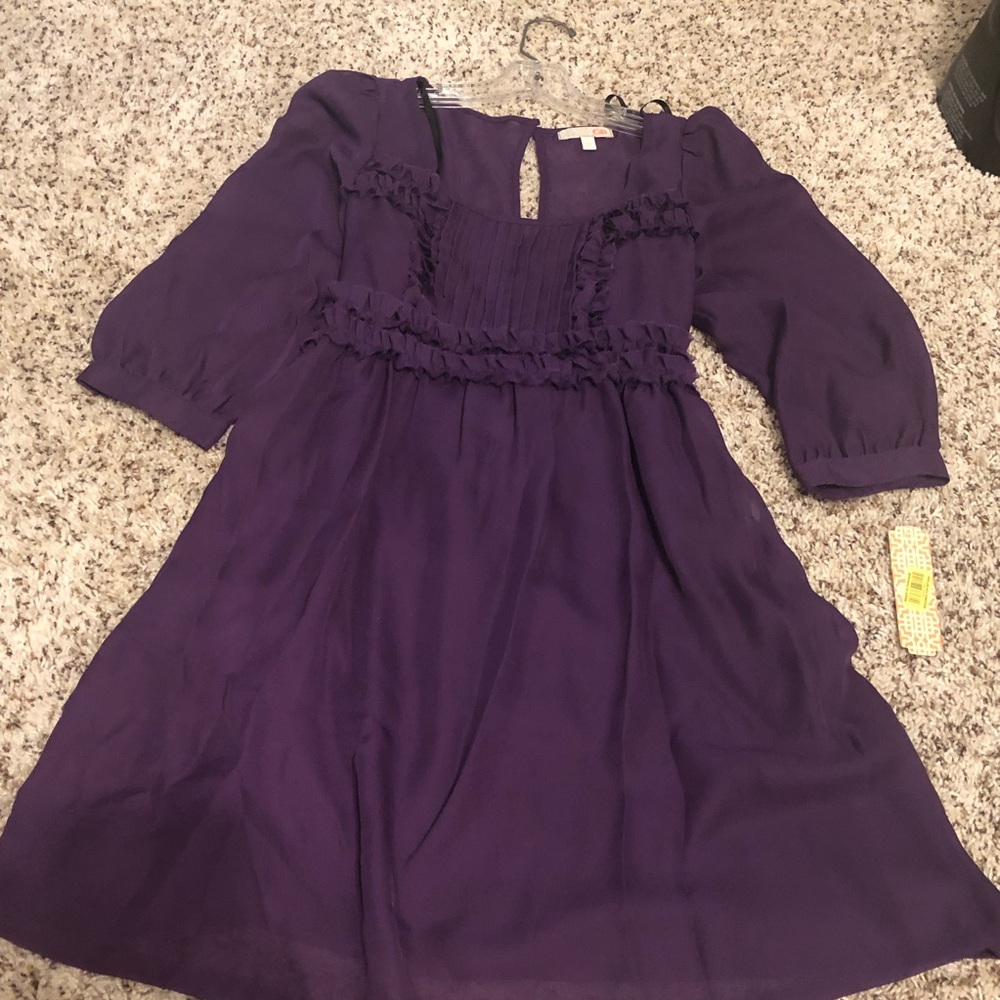 Gianni Bini Gorgeous Plum Purple Dress, Small